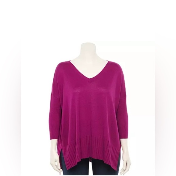 Evri V-Neck Dolman Tunic - Picture 2 of 6